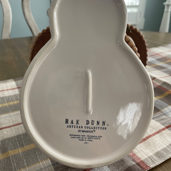 Rae Dunn Let It Snow Snowman Serving Bowl - Picture 4 of 4